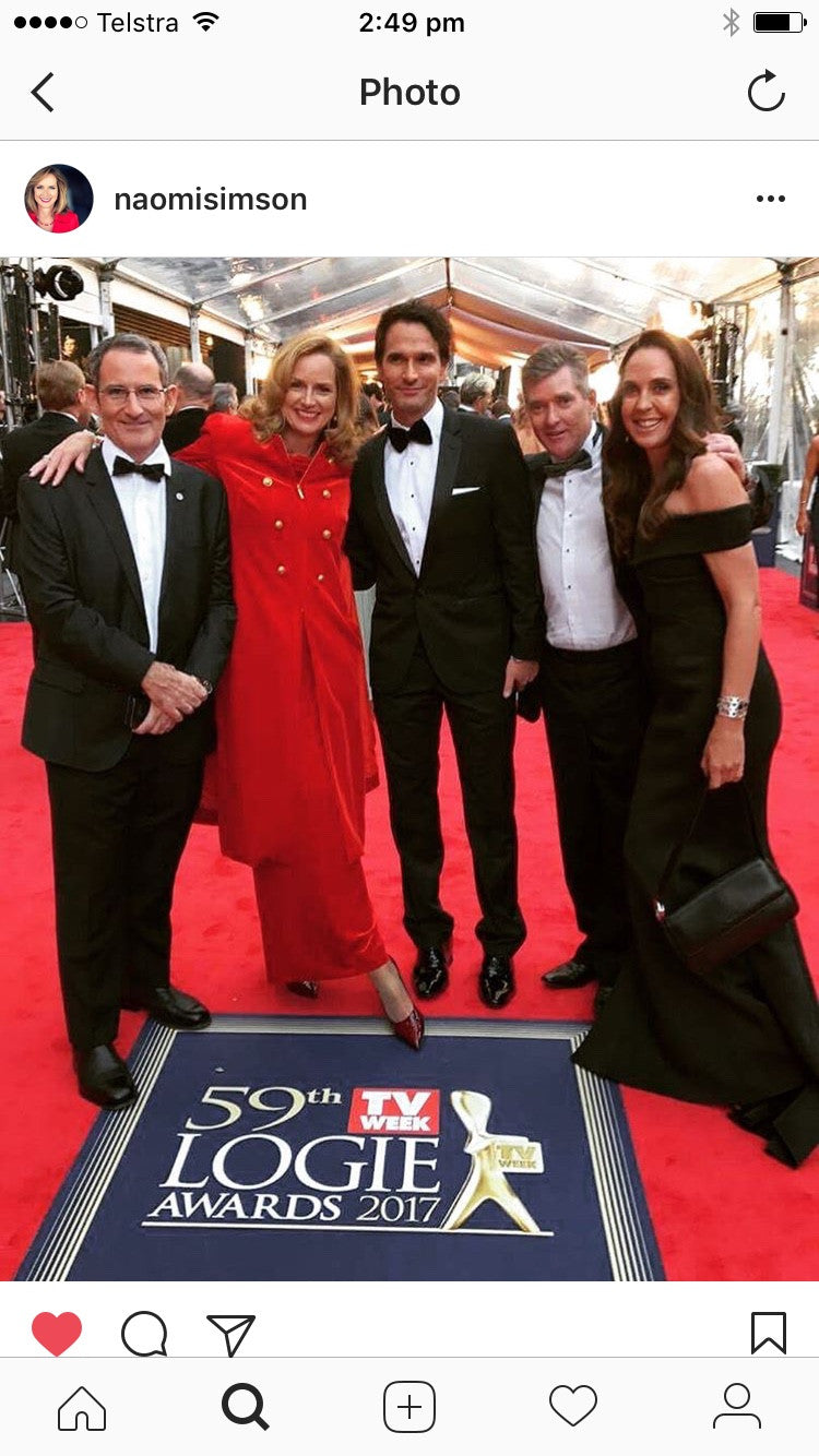 Louise M shoes at the F1 Grand Prix, The Logies and the Winter Olympics!