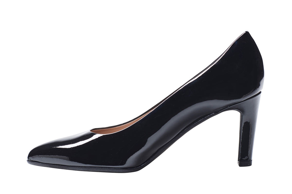 Louise M Point Toe 80 - Black Patent